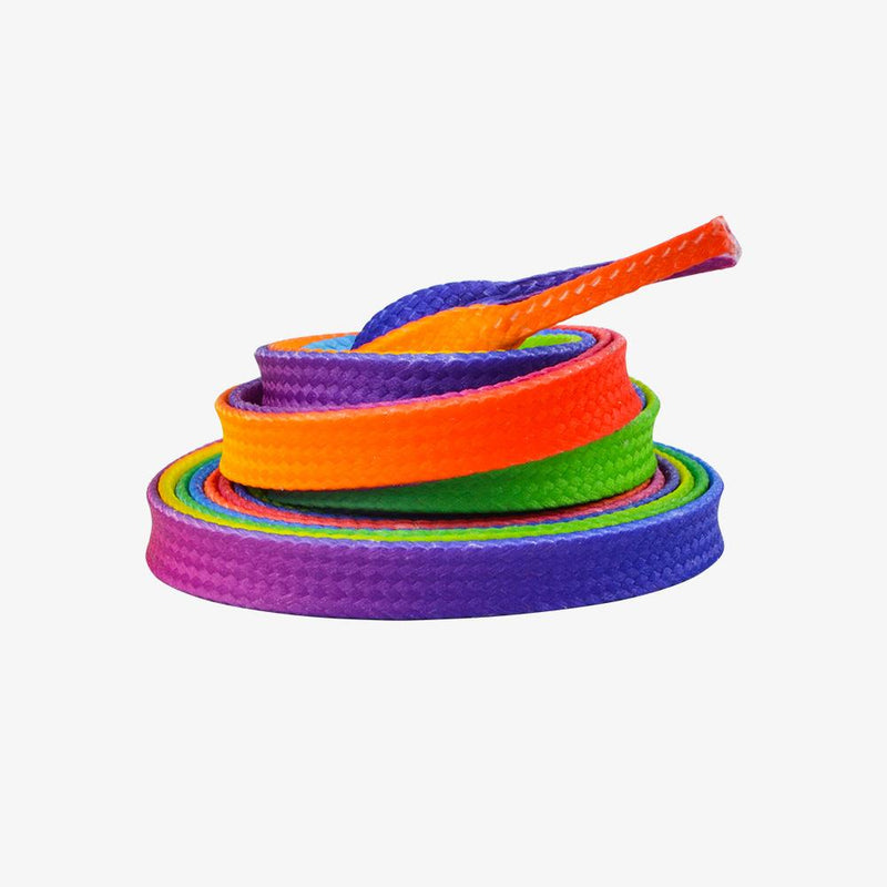Bont Accessories-quad 8mm/150cm/59" / Rainbow Hunt Waxed Skate Laces