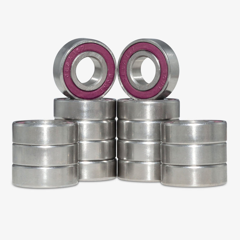 Bont Bearings-quad Set of 16 167 Roller Skate 7mm Mini Bearings