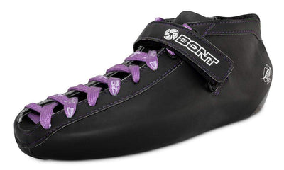 Bont Wholesale wholesale-closeout-quad Hybrid Carbon With No Bumper - Matte Black Purple stitching