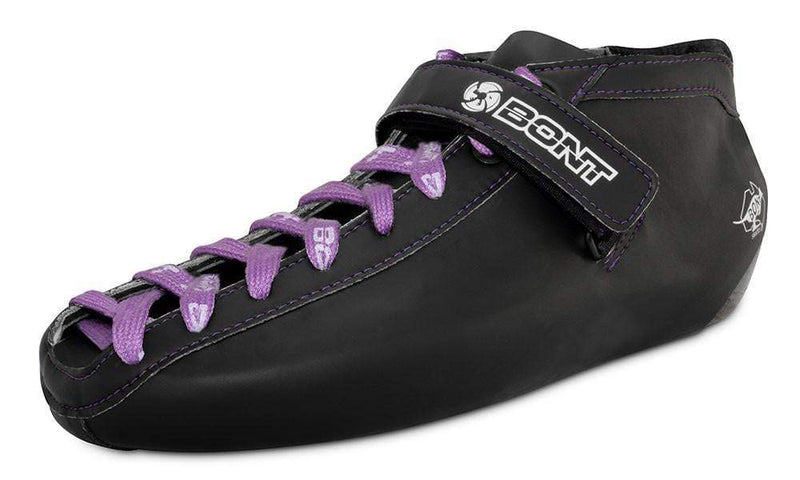 Bont Wholesale wholesale-closeout-quad Hybrid Carbon With No Bumper - Matte Black Purple stitching