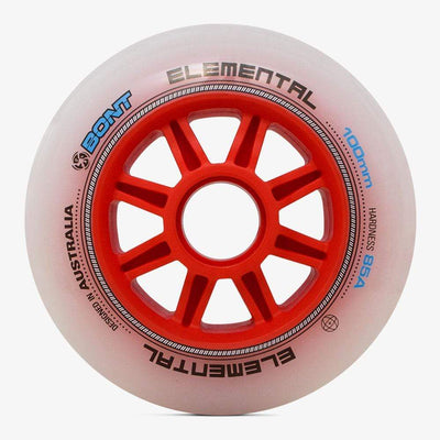 Bont wheels-inline 100mm / 1 Wheel Elemental 90mm 100mm 110mm 125mm Inline Skate Wheel