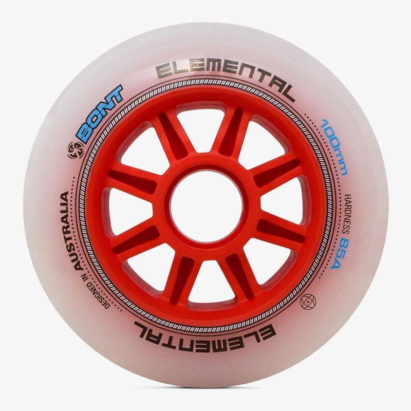 Bont wheels-inline 100mm / 1 Wheel Elemental 90mm 100mm 110mm 125mm Inline Skate Wheel