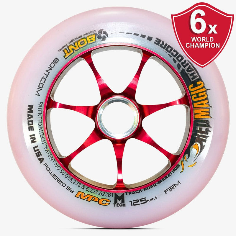 Roue en Ligne Red Magic 125 mm Hardcore 2.0