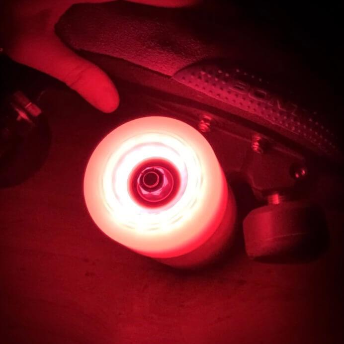 Bont Wheels-quad Glow Light Up LED Roller Skate Wheels