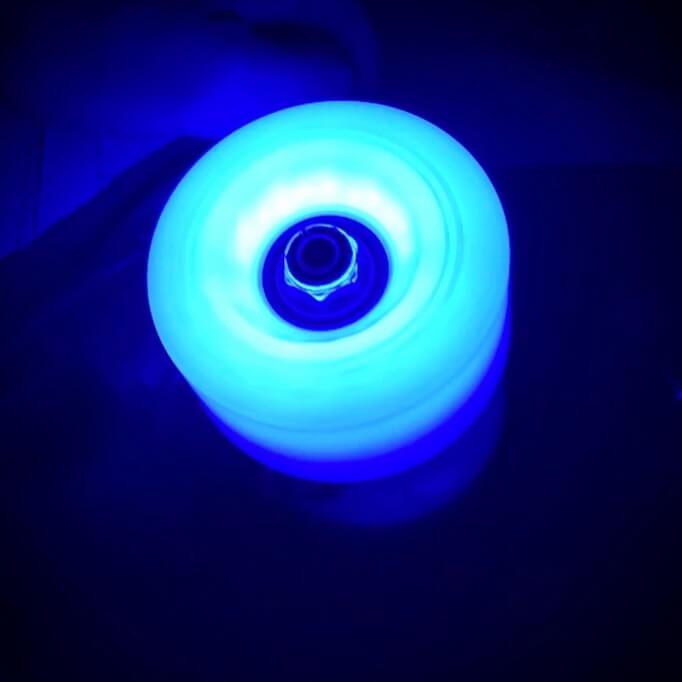 Bont Wheels-quad Glow Light Up LED Roller Skate Wheels